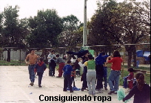 Consiguiendo ropa